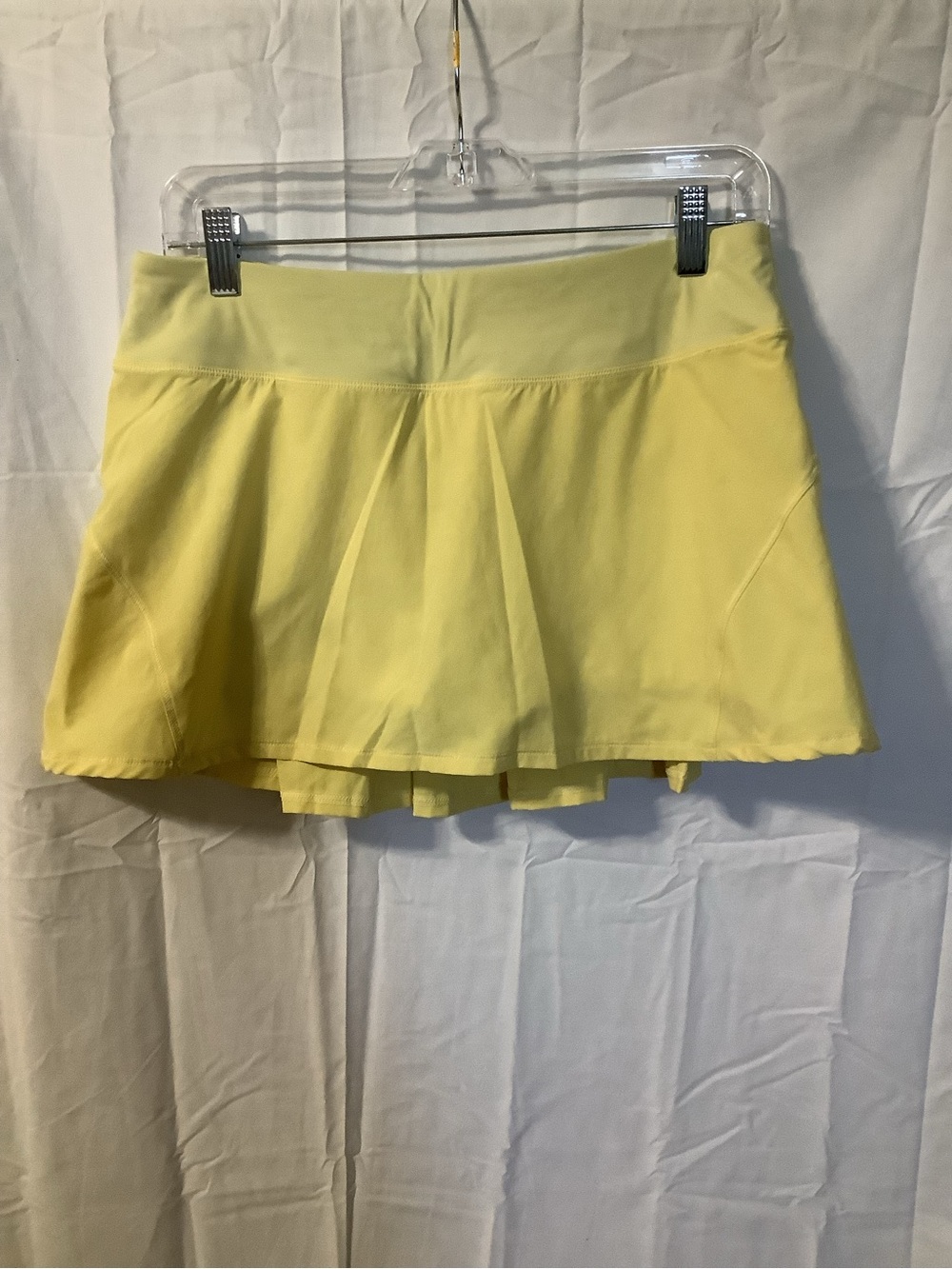 CRZ YOGA Yellow Flared Athletic Skirt medium